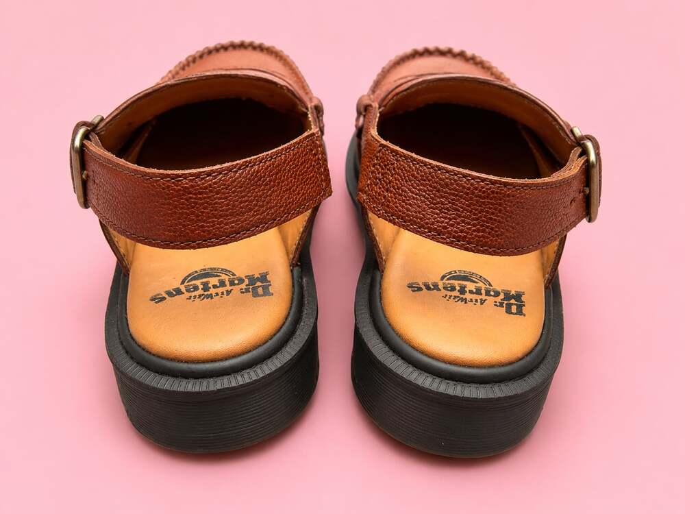 Dr. Martens Penton Slingback Mules in Whiskey Westminster Leather - Picture 3 of 8
